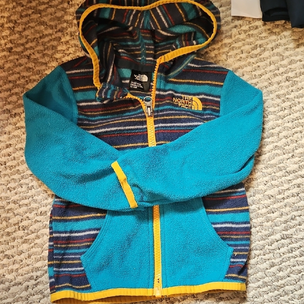 The North Face Kids Multicolor Striped Hoodie